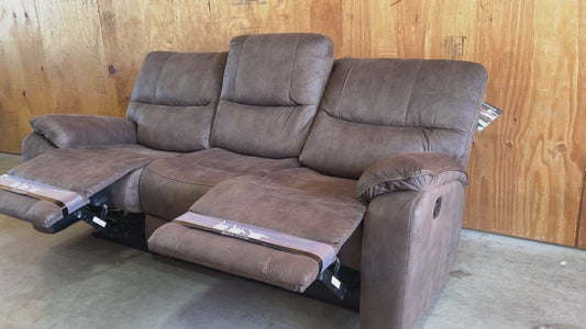 Barcalounger Fabric Manual Reclining Sofa Couch - Like NEW!